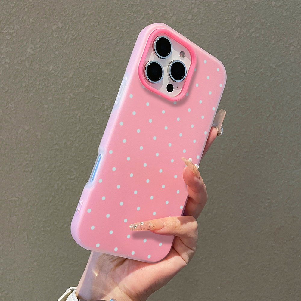 Phone Cases Girls - Adorable Light Blue Polka Dot Phone
