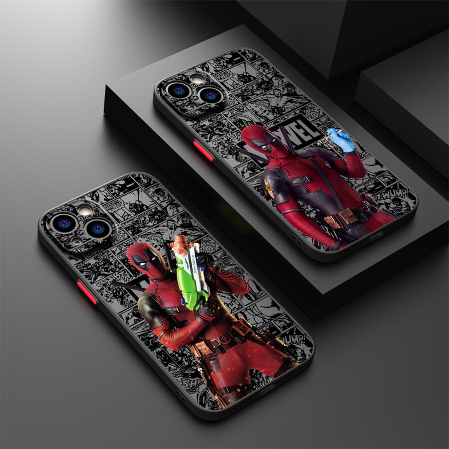 Phone Cases For Iphone 13 - Marvel Funny Deadpool Case for iPhone