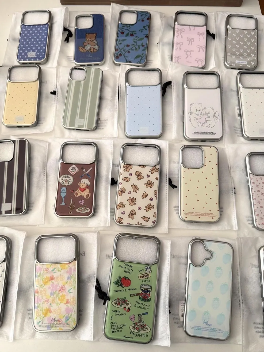 Phone Cases Drop Proof - Korean ins Cute Bear Polka Dot