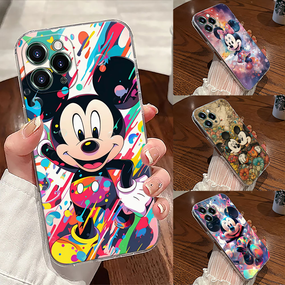 Phone Cases Protective - Disney Mickey Mouse Transparent Phone Case