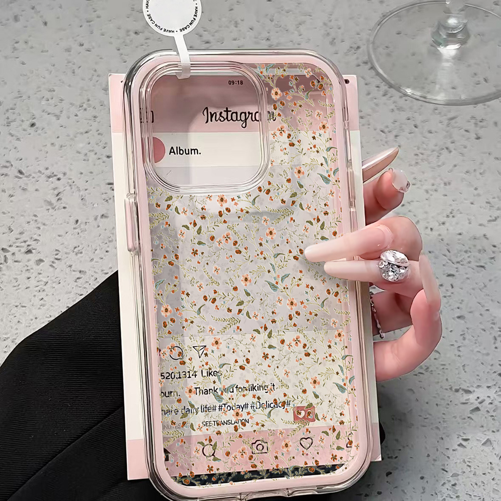 Phone Cases Protective - Wildflowers Clear Phone Case For iPhone