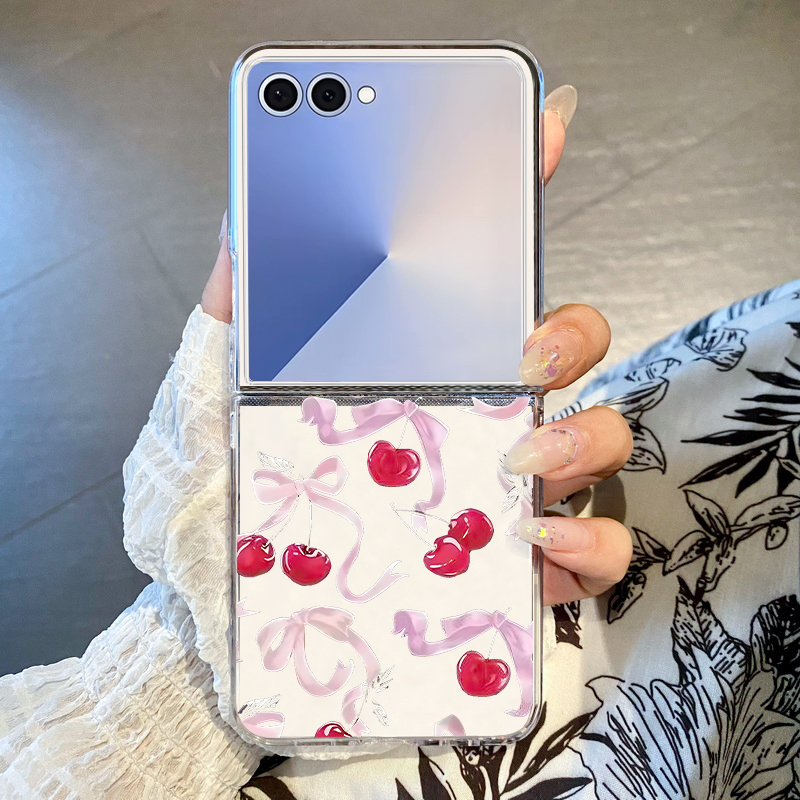 Cherry Bow Pattern Phone Case  - Phone Cases Z Fold 4 incelemesi ve fiyatı