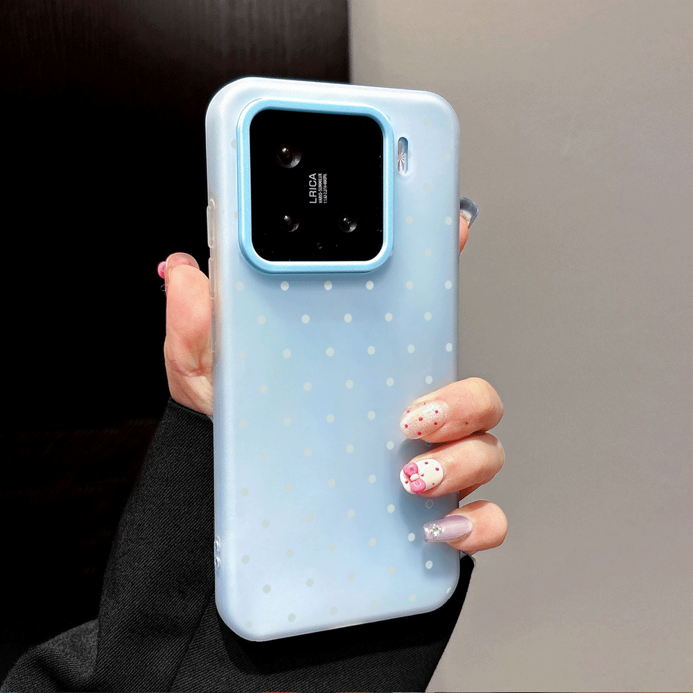 Adorable Light Blue Polka Dot  - Phone Cases Girls incelemesi ve fiyatı