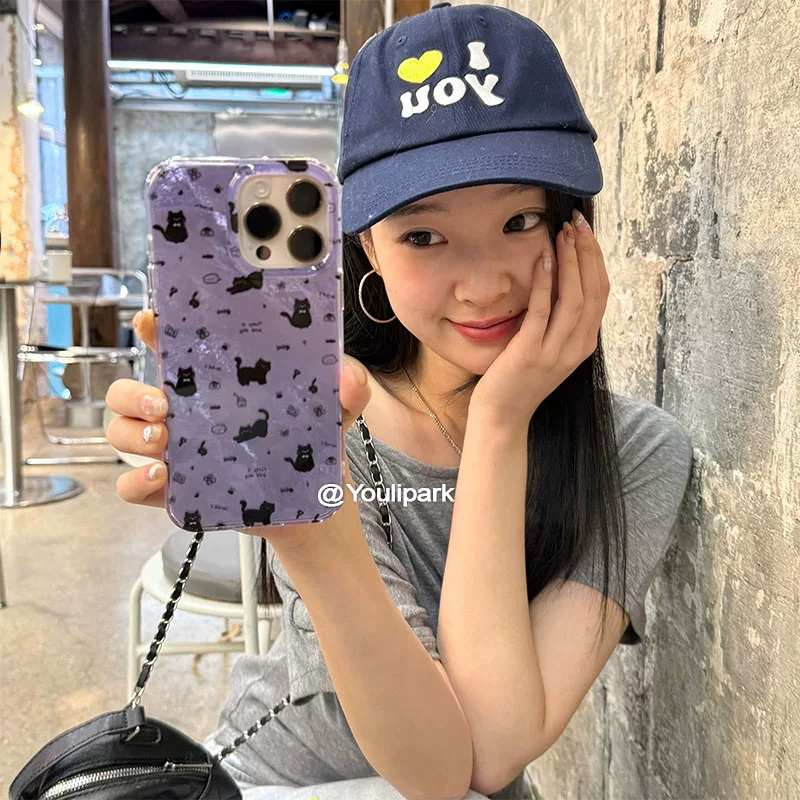 Ins Cute Girl Flower Purple Fu - Phone Cases For Girls incelemesi ve fiyatı