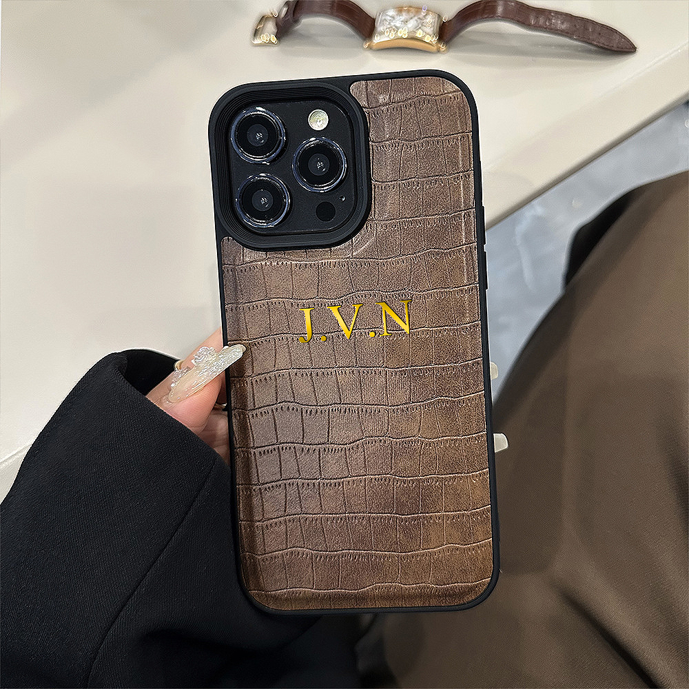Luxury Crocodile Leather Perso - Phone Cases Personalised incelemesi ve fiyatı