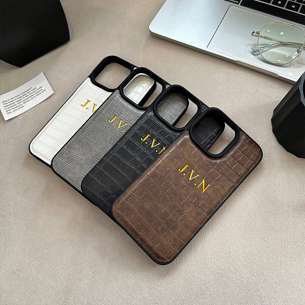 Luxury Crocodile Leather Perso - Phone Cases Personalised incelemesi ve fiyatı