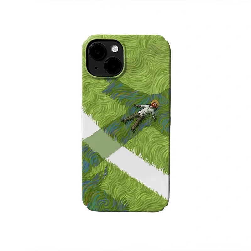 Green Lawn Resting Boy Phone C - Phone Cases Xr Boys incelemesi ve fiyatı