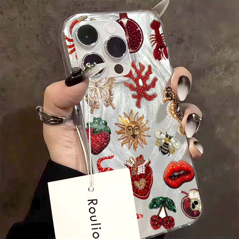 Crab Fish Floral Heart-Shaped  - Phone Cases Protective incelemesi ve fiyatı