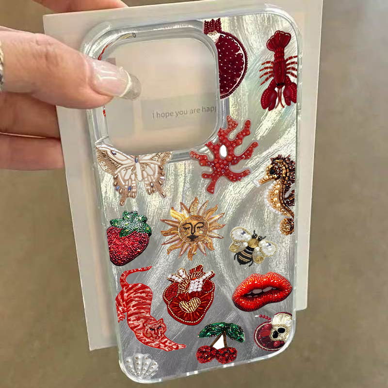 Crab Fish Floral Heart-Shaped  - Phone Cases Protective incelemesi ve fiyatı