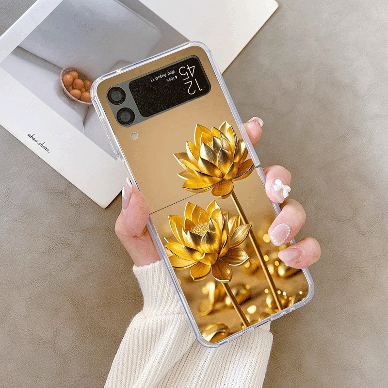 Creative Golden Lotus Flower P - Phone Cases Z Fold 4 incelemesi ve fiyatı