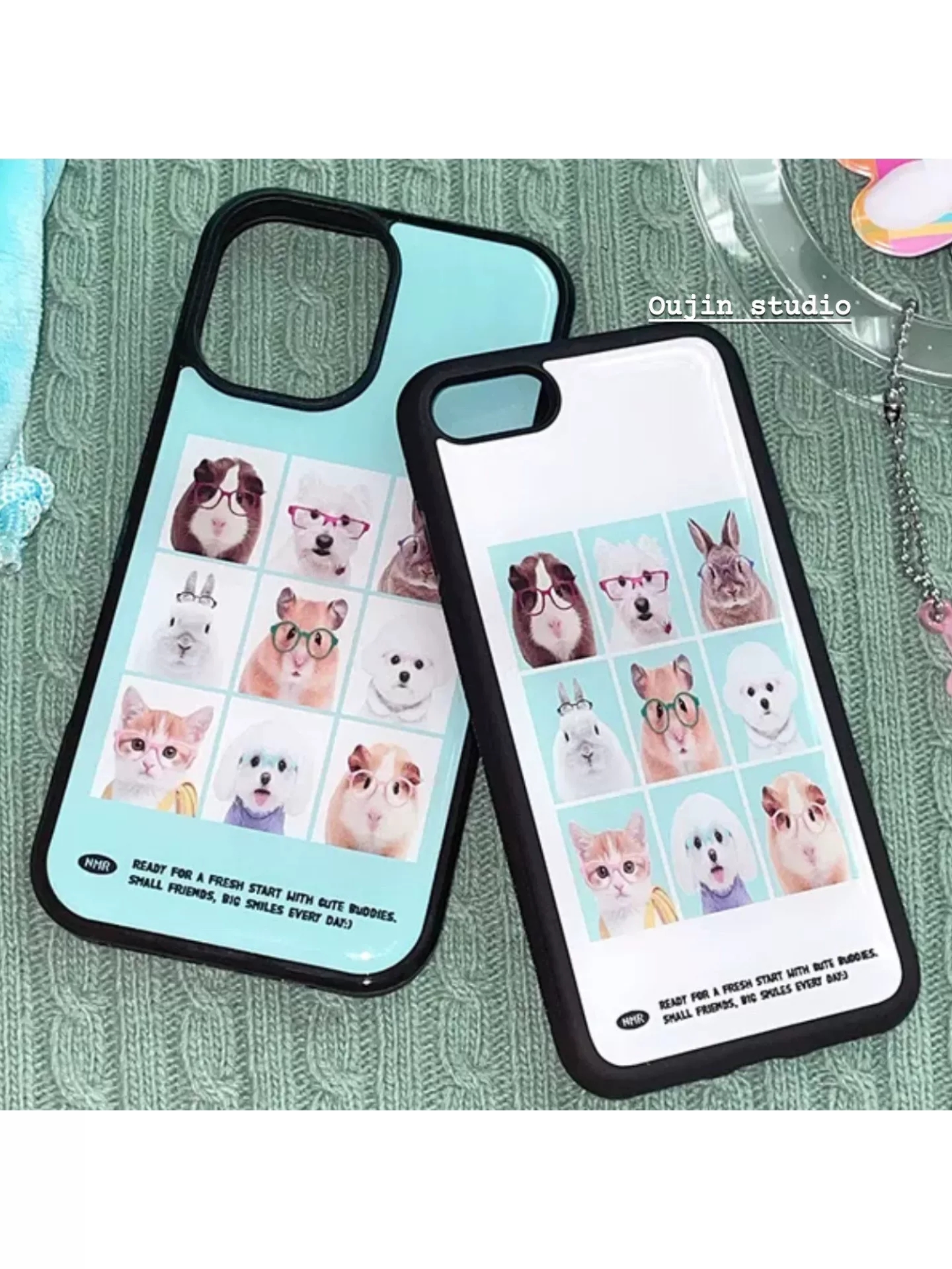 Korean Cute Animal Head Sticke - Phone Cases Drop Proof incelemesi ve fiyatı