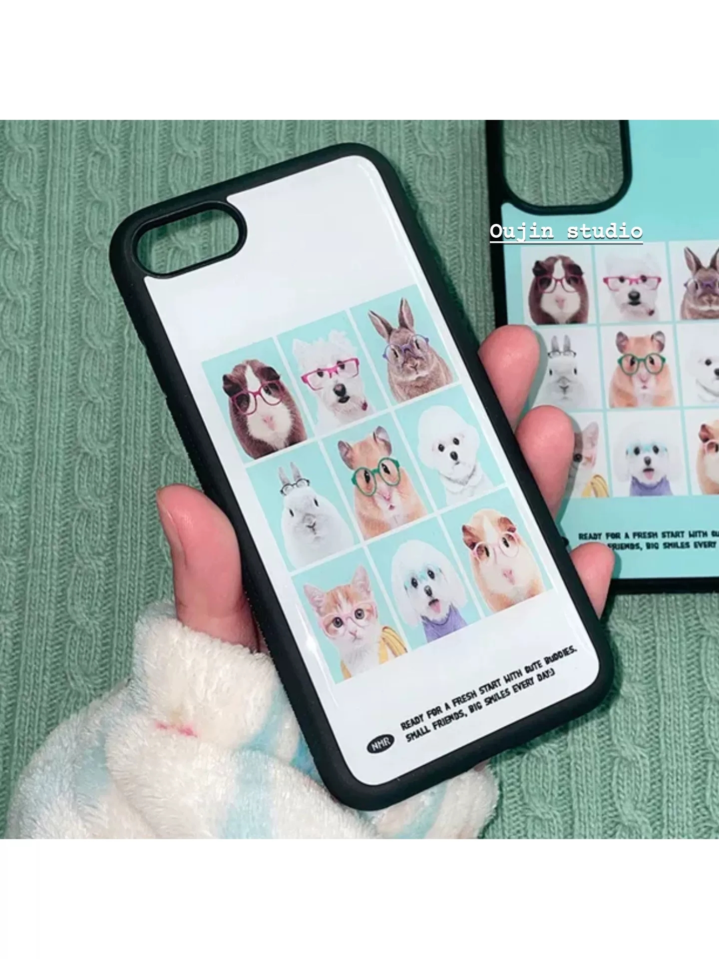 Korean Cute Animal Head Sticke - Phone Cases Drop Proof incelemesi ve fiyatı