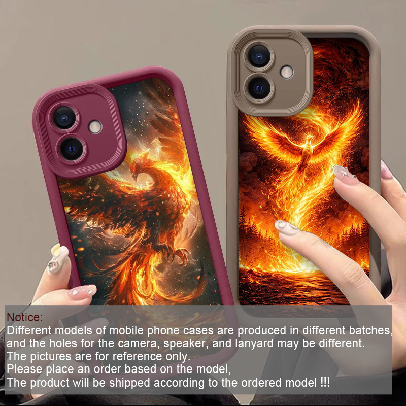 Aesthetic Golden Phoenix Fire  - Phone Cases Drop Proof incelemesi ve fiyatı