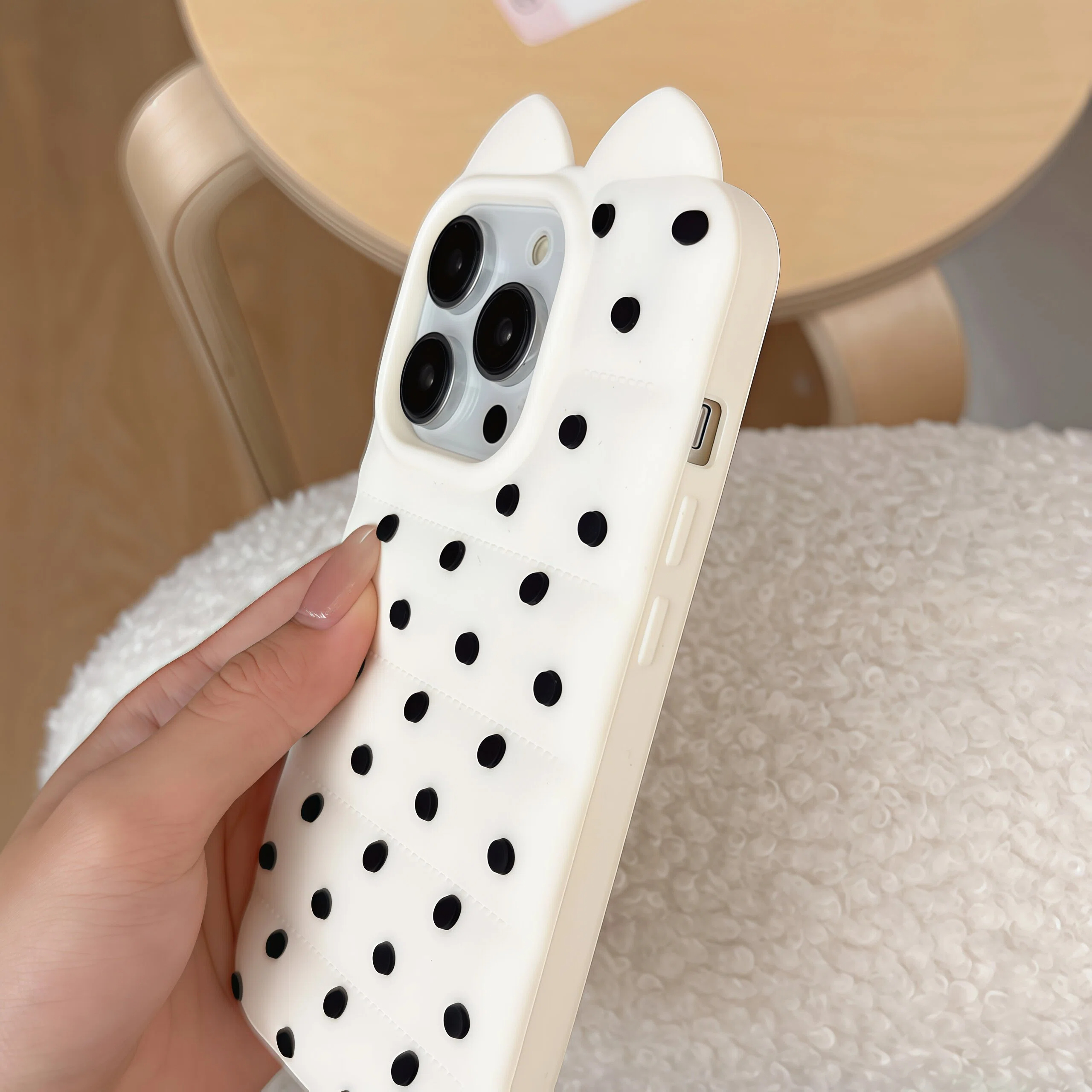 Korean Style Polka Dot Cat Ear - Phone Cases On Sale incelemesi ve fiyatı