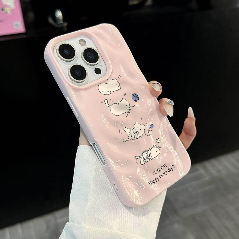 Cute Ball of Yarn Cat Phone Ca - Phone Cases Drop Proof incelemesi ve fiyatı
