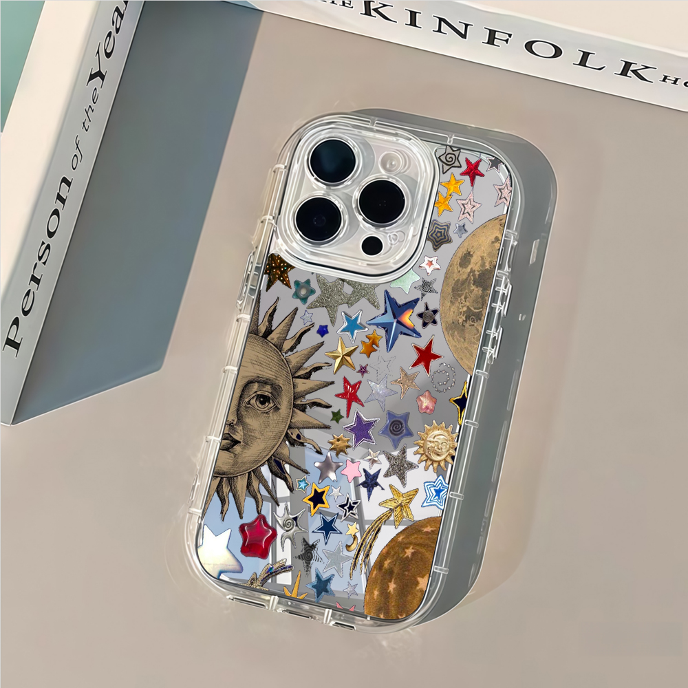 Celestial Gold Glitter Mirror  - Phone Cases For Iphone 13 incelemesi ve fiyatı