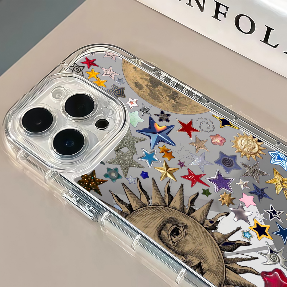 Celestial Gold Glitter Mirror  - Phone Cases For Iphone 13 incelemesi ve fiyatı