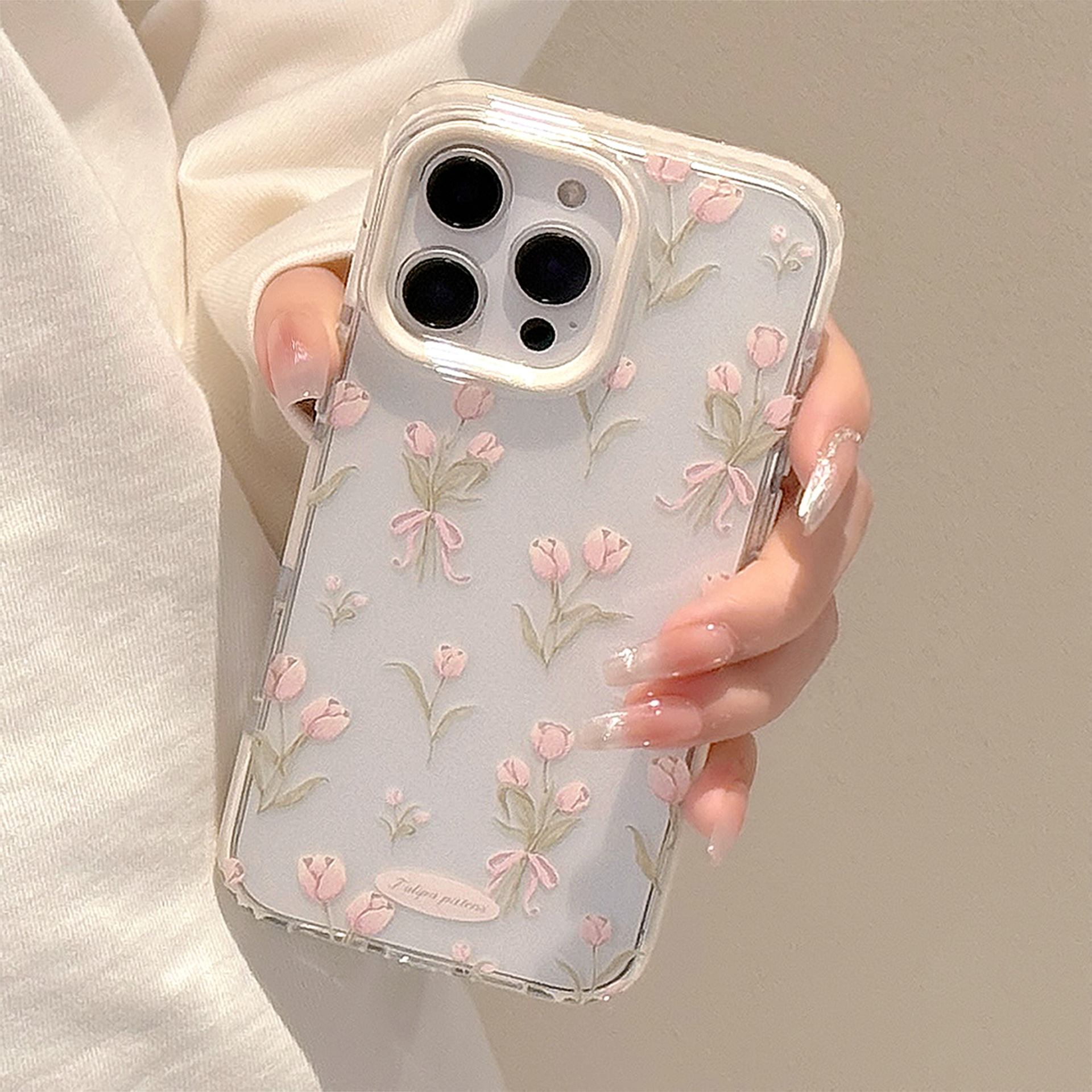 Korean Full Screen Pink Tulip  - Phone Cases Protective incelemesi ve fiyatı