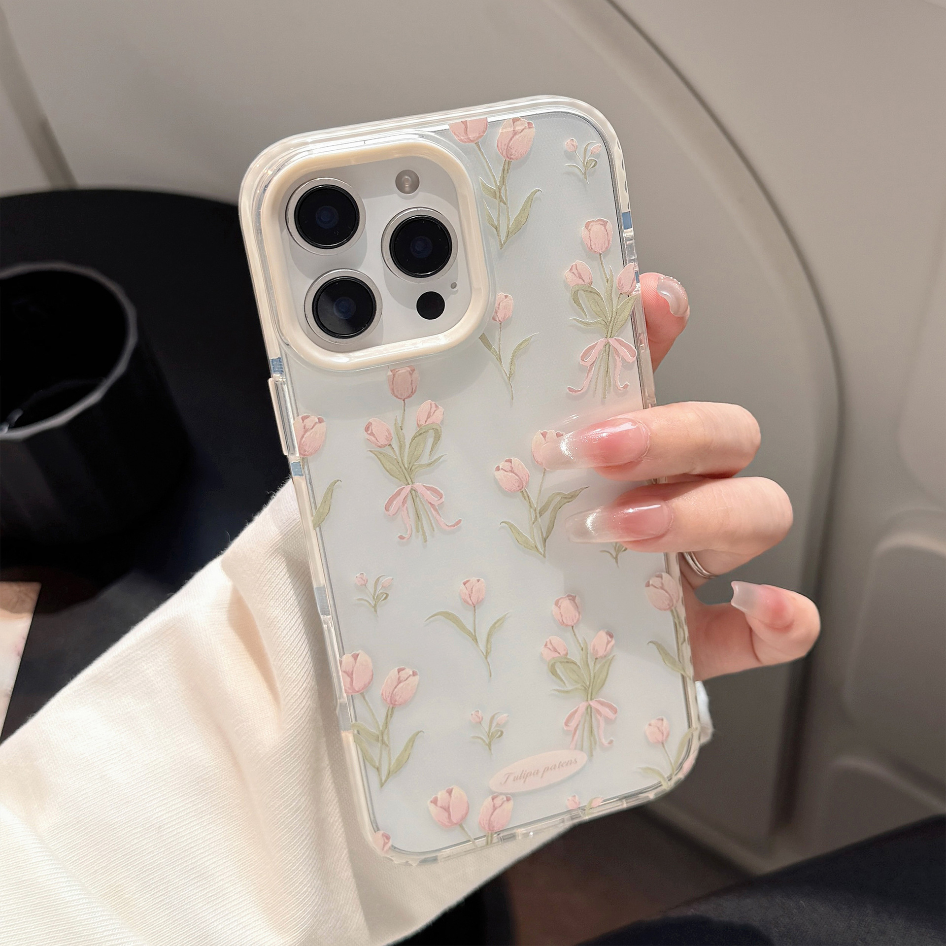 Korean Full Screen Pink Tulip  - Phone Cases Protective incelemesi ve fiyatı