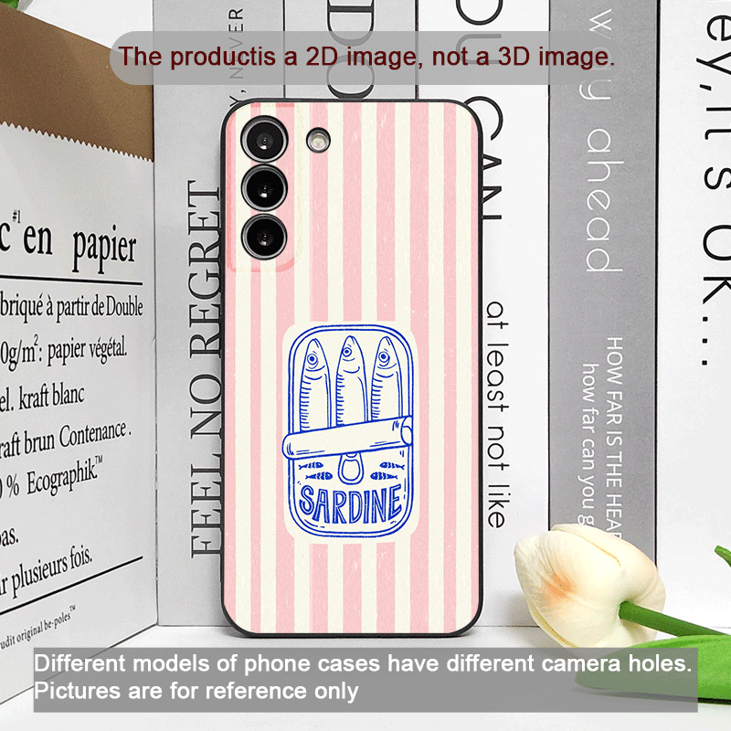 Cute Striped Pattern Sardines  - Phone Cases 13 incelemesi ve fiyatı