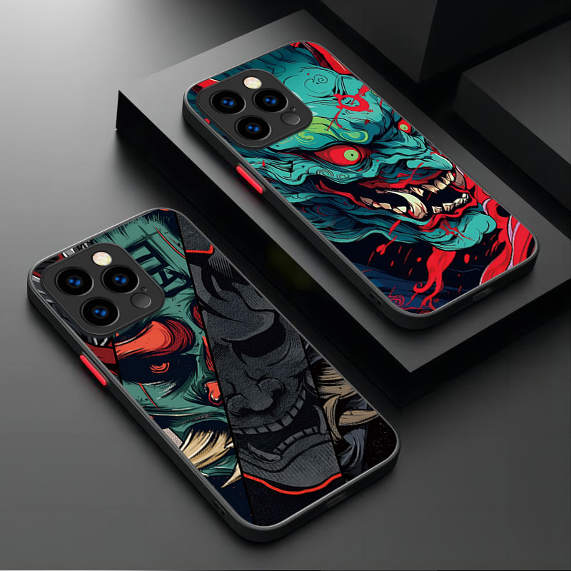 Samurai Hannya Mask Ghost Prin - Phone Cases Protective incelemesi ve fiyatı