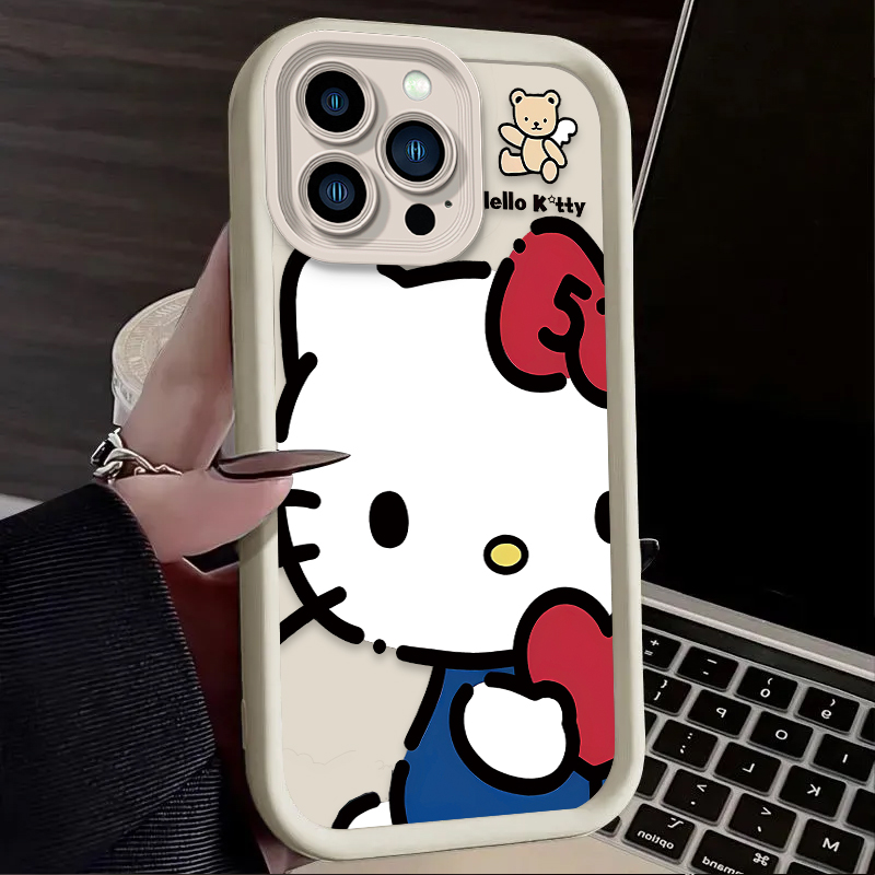 Cute Cartoon Hello Kitty Phone - Phone Cases Protective incelemesi ve fiyatı
