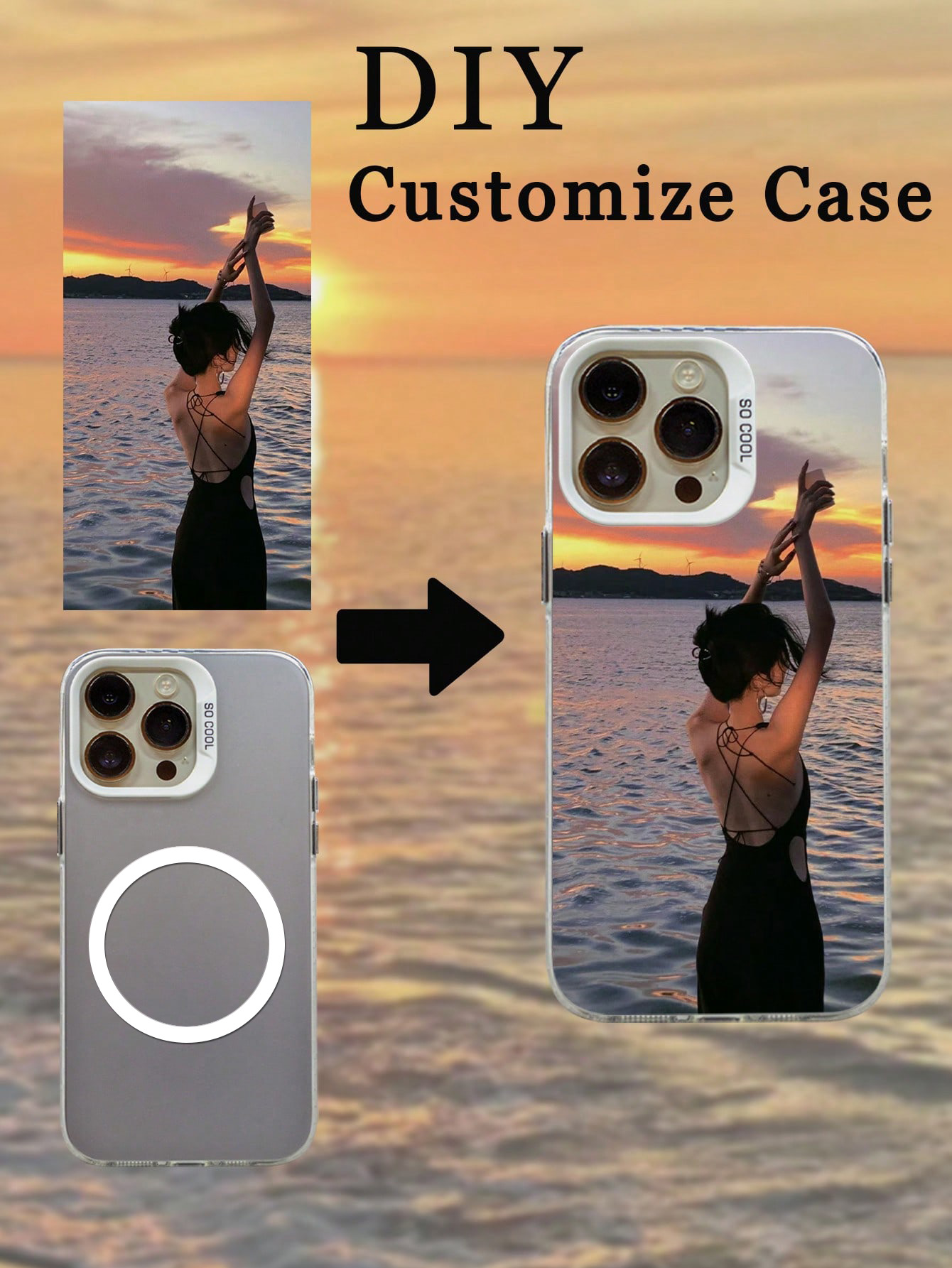Personalized Photo Magnetic Ca - Phone Cases Personalised incelemesi ve fiyatı