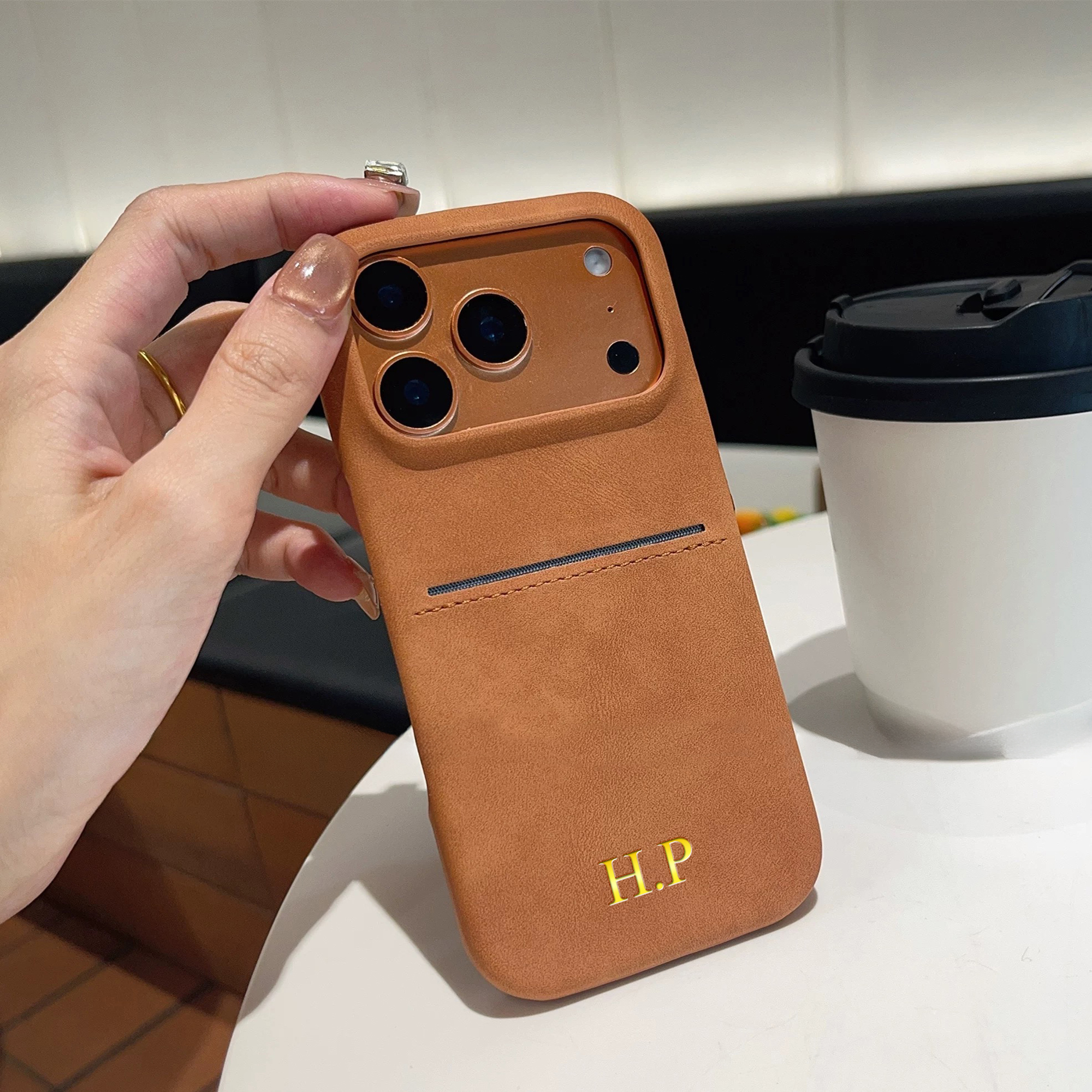 Personalized Vintage Faux Leat - Phone Cases Personalised incelemesi ve fiyatı