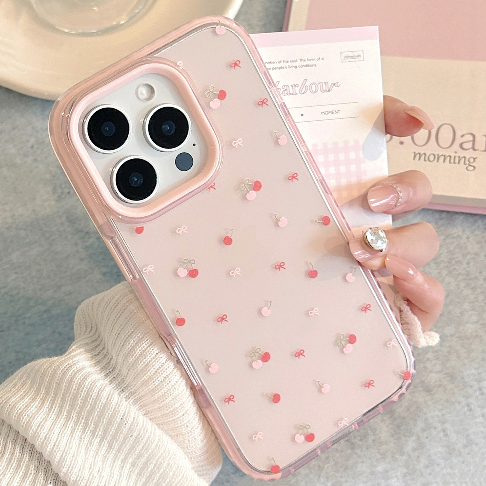 Korean Full Screen Cherry Bowk - Phone Cases Protective incelemesi ve fiyatı