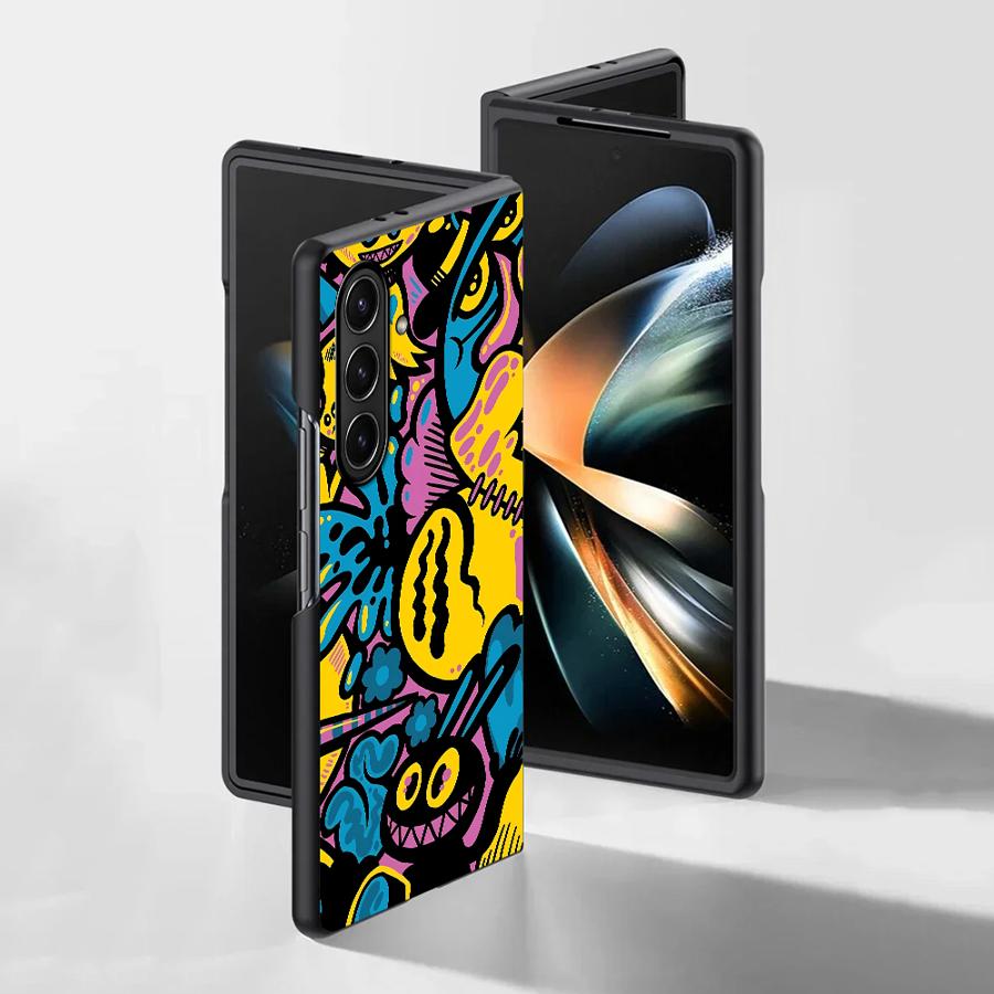 Cartoon Graffiti Design Case f - Phone Cases Z Fold 4 incelemesi ve fiyatı