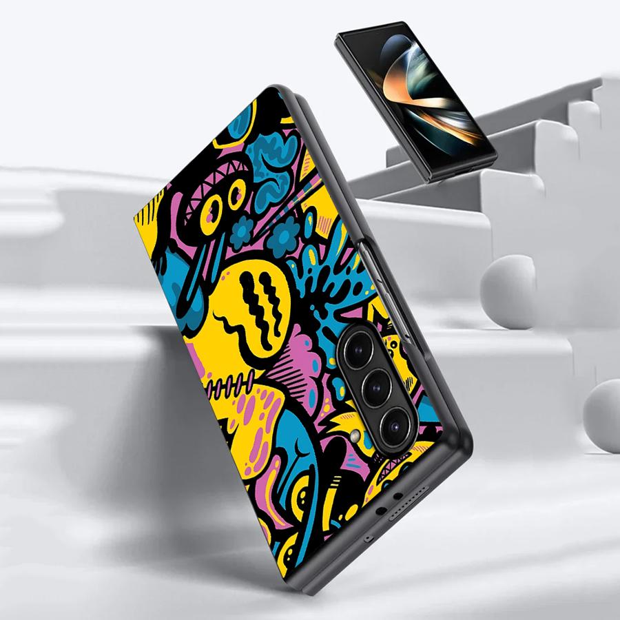 Cartoon Graffiti Design Case f - Phone Cases Z Fold 4 incelemesi ve fiyatı