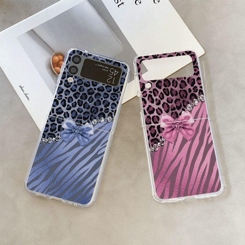 Creative Pink Blue Bow Leopard - Phone Cases Z Fold 4 incelemesi ve fiyatı