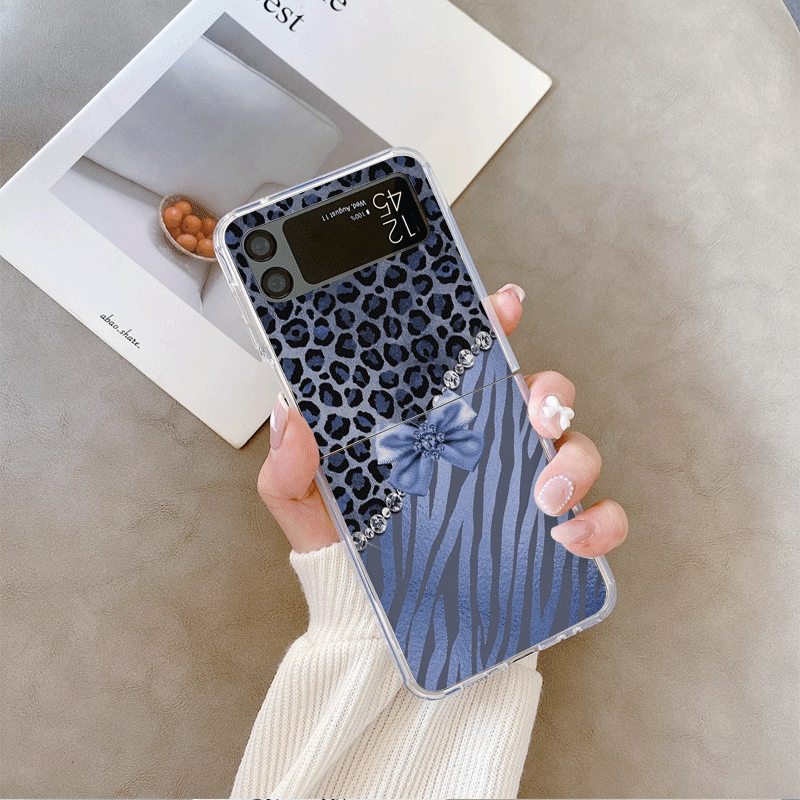 Creative Pink Blue Bow Leopard - Phone Cases Z Fold 4 incelemesi ve fiyatı