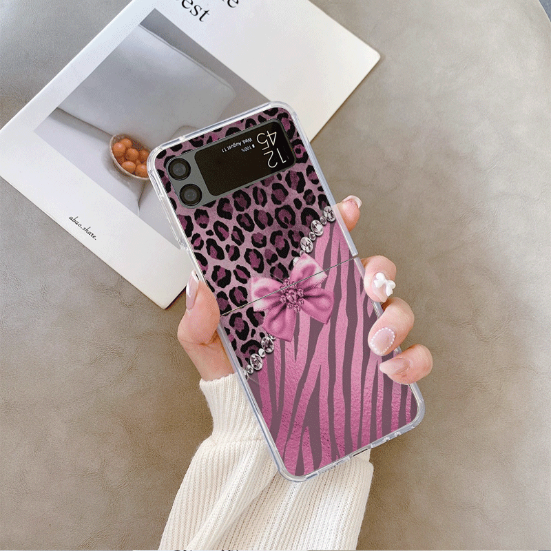 Creative Pink Blue Bow Leopard - Phone Cases Z Fold 4 incelemesi ve fiyatı