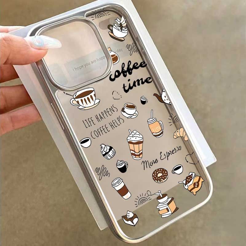 Letter Coffee Graffiti Phone C - Phone Cases Drop Proof incelemesi ve fiyatı