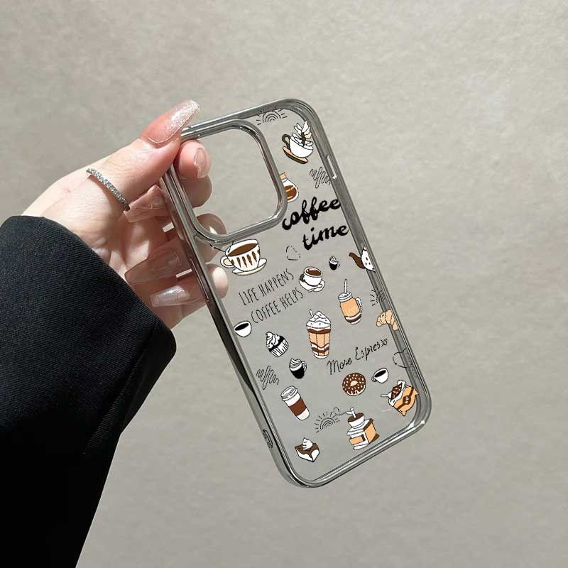 Letter Coffee Graffiti Phone C - Phone Cases Drop Proof incelemesi ve fiyatı