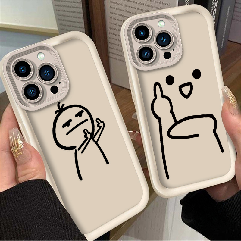 Cartoon Fun Stickman Soft Phon - Phone Cases Protective incelemesi ve fiyatı